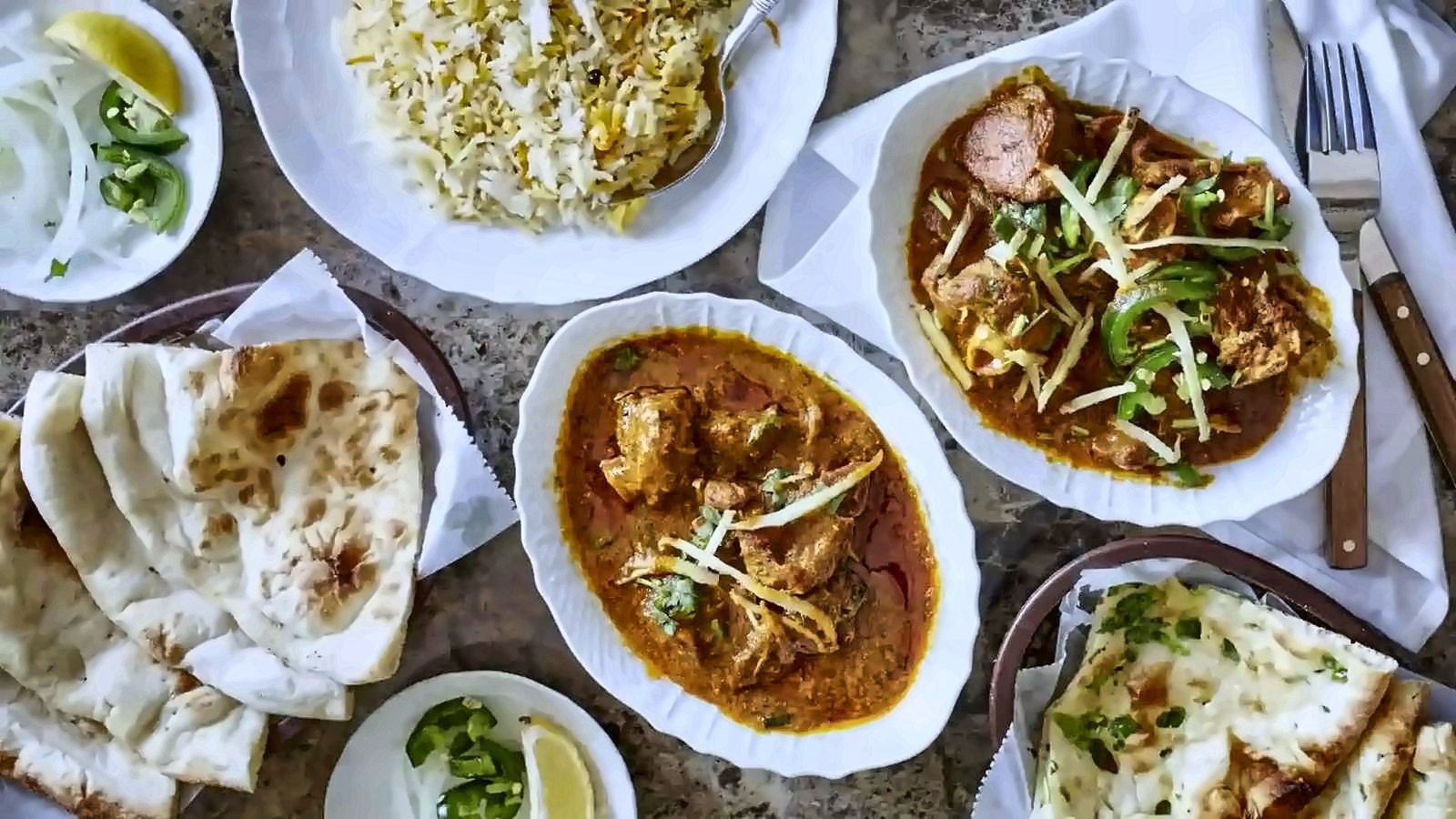 Lahore Grill dishes